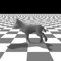The hind legs float, producing an unnatural gait.